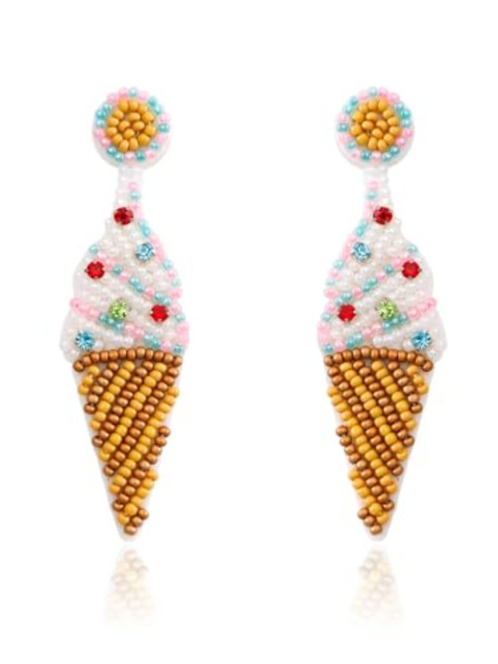 Beach Earrings for Women Trendy Beaded Dangle Earrings for Women Girls